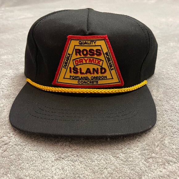 Vintage Ross Island Premix Rope Hat Portland Oregon Made in USA Snap - Picture 1 of 5